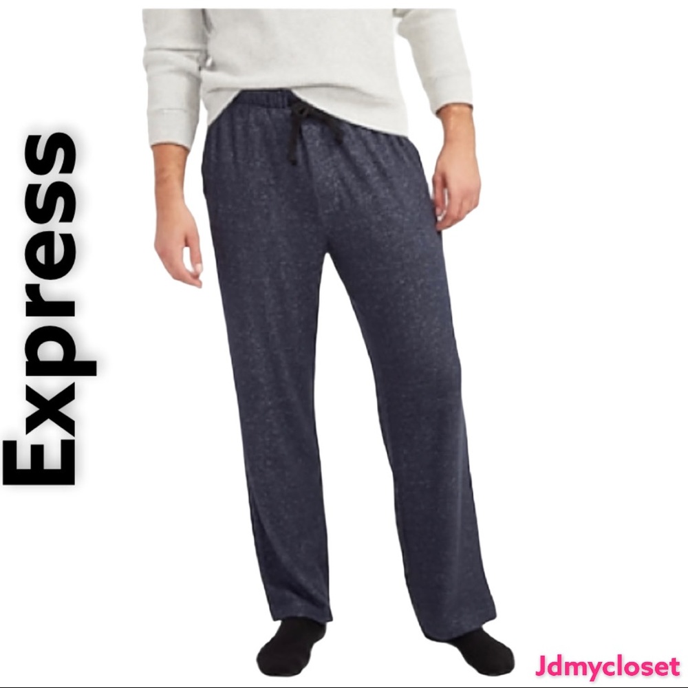 Express Solid Flannel Sleep Pant Size L